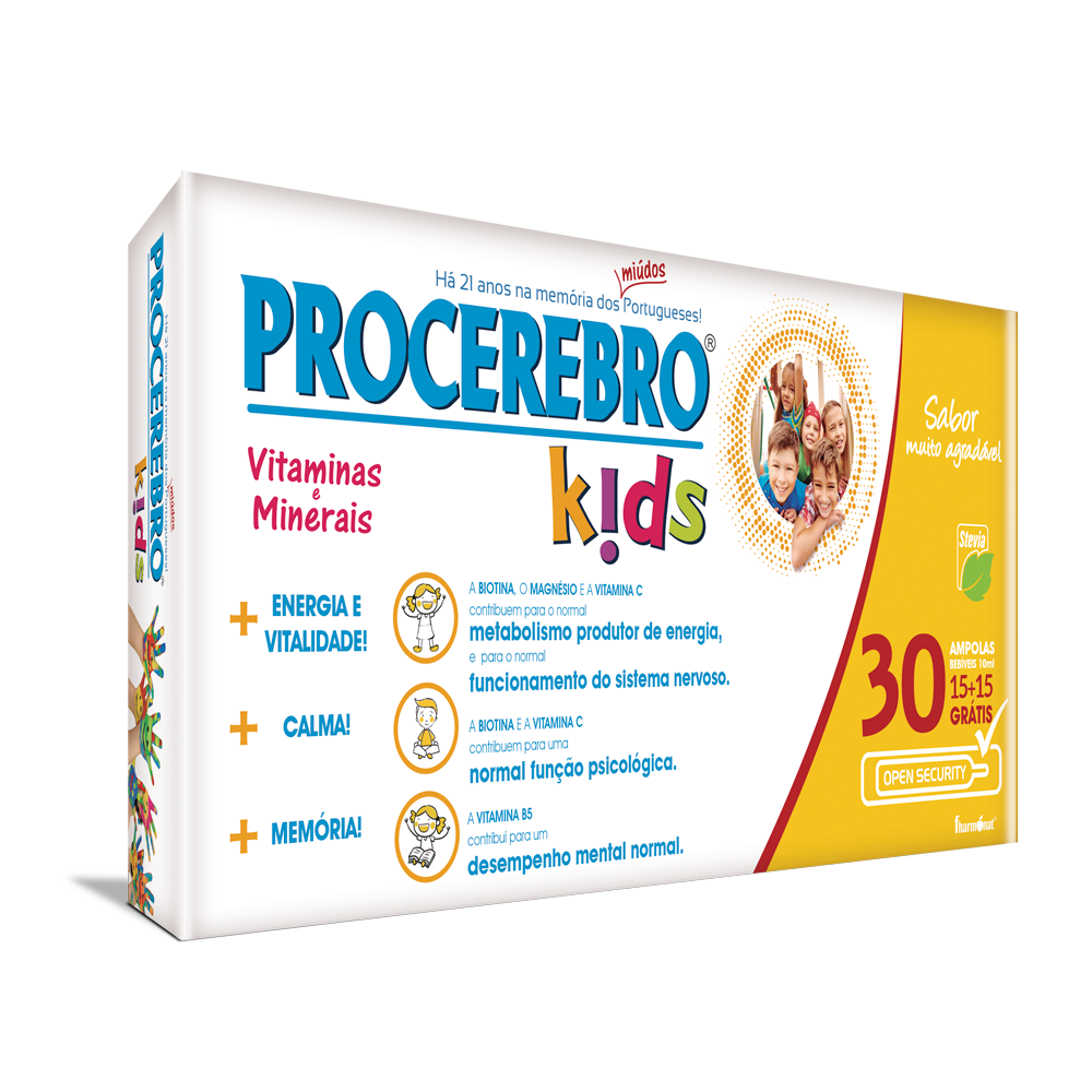 PROCÉREBRO KIDS – 15+15 AMPOLAS FHARMONAT