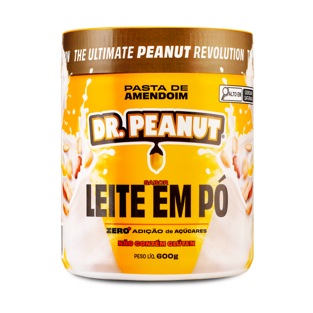 Pasta de Amendoim - Leite em Pó 600g
