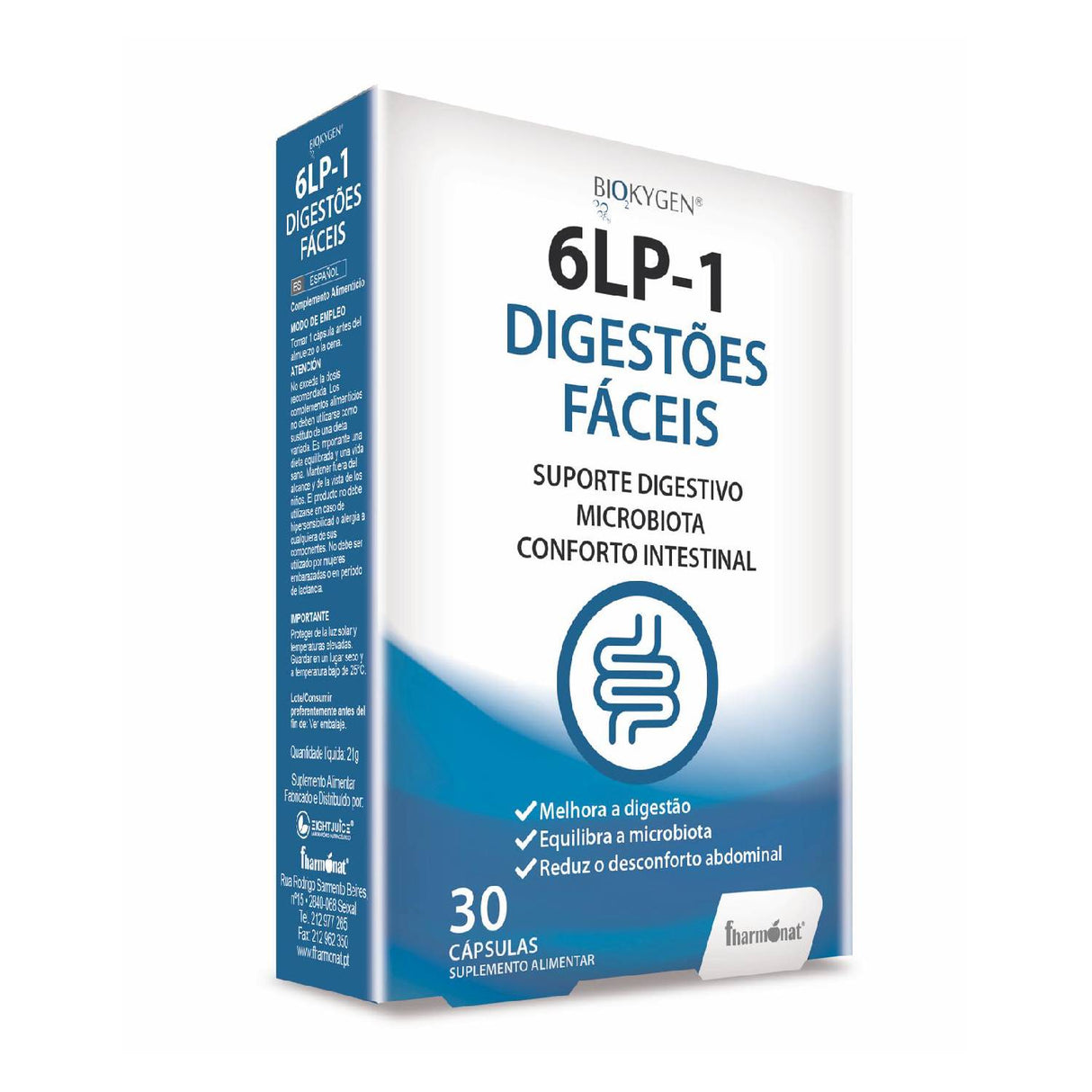 Biokygen 6LP-1 Digestões Fáceis - 30 Comprimidos
