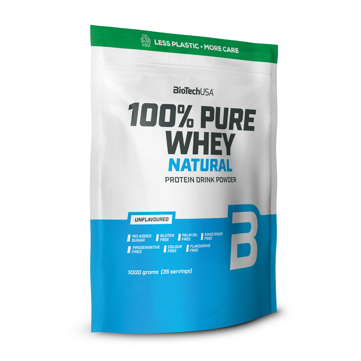 100% Pure Whey 1kg Natural - Sem Sabor