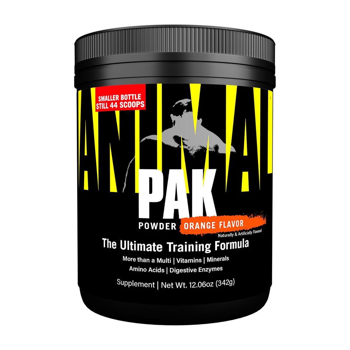 Universal Nutrition Animal Pak Powder 44 Doses Laranja frente