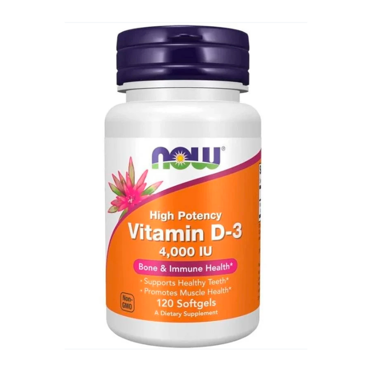 Vitamina D-3 5000 UI - 120 cápsulas blandas