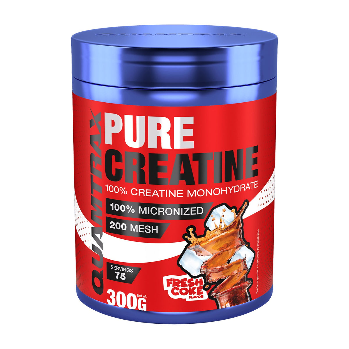 Quamtrax Pure Creatine 300 g Fresh Coke frente