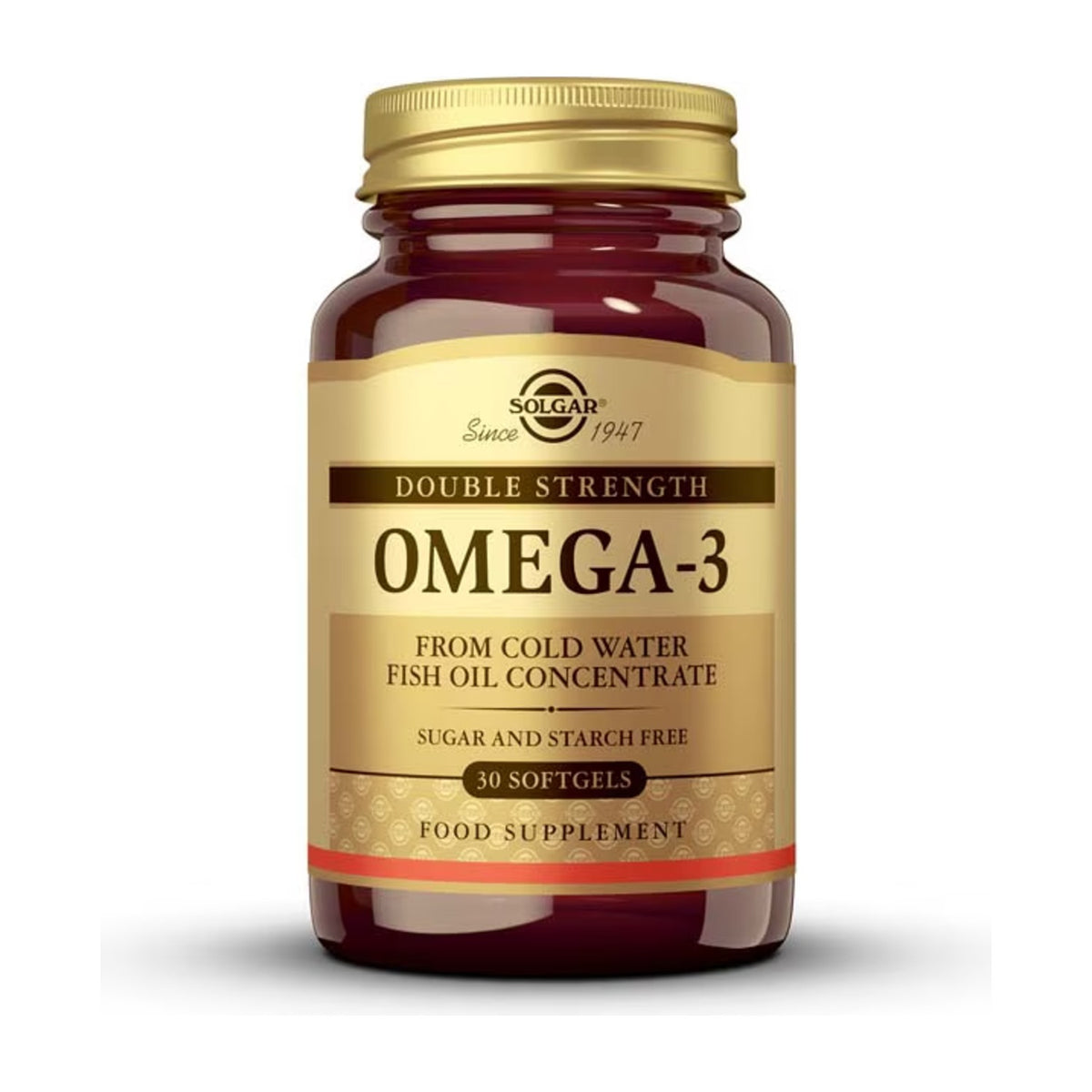 Solgar Ómega-3 Dupla Potência 30 Cápsulas Moles frente