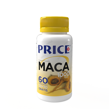 Maca 1000mg 50 comprimidos + 10 grátis