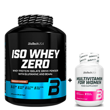 Pack - Iso Whey Zero 1816g + Multivitamin for Women 60 cáps