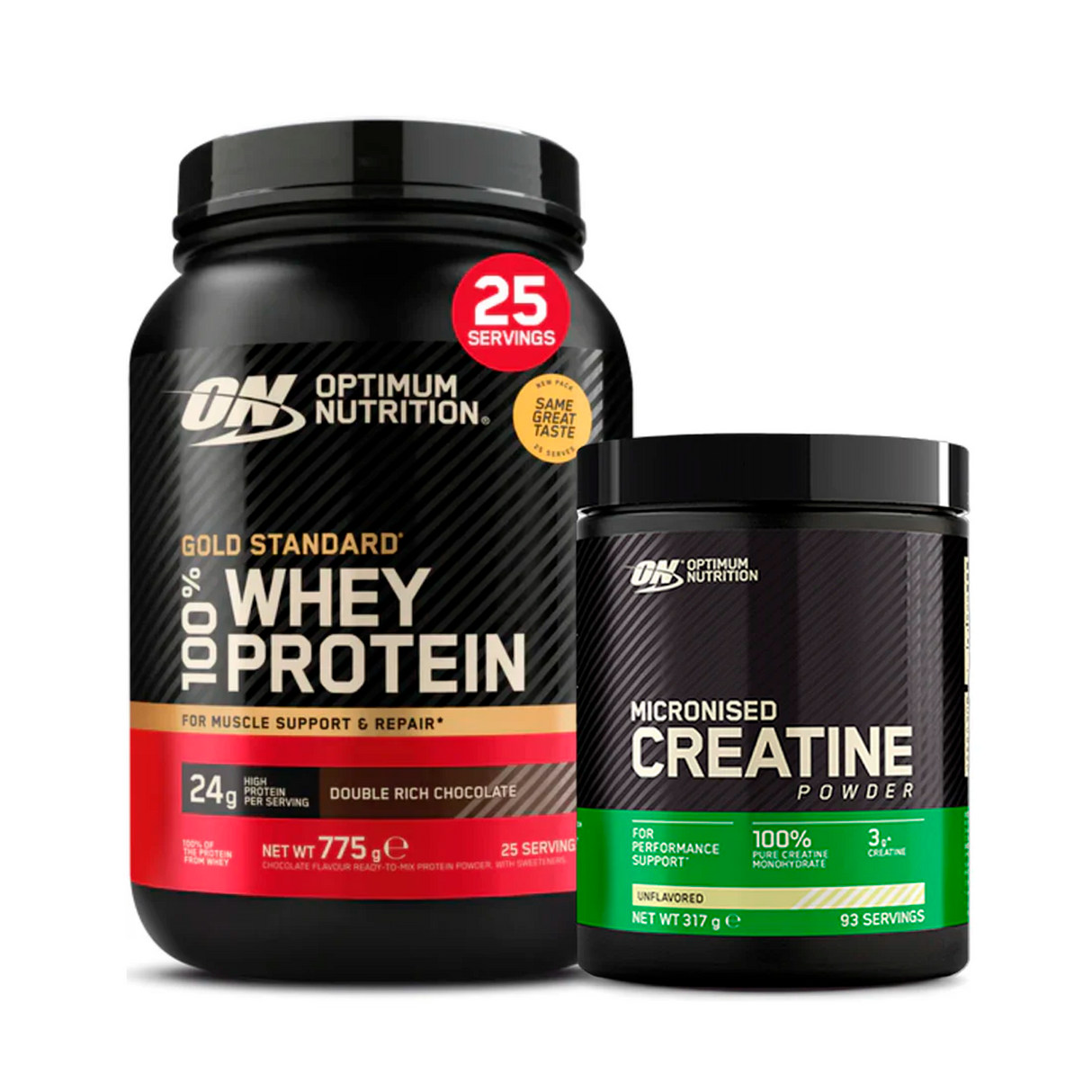 Pack - 100% Whey Gold Standard + Micronized Creatine Powder 317g