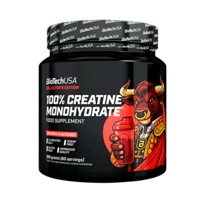 100% Creatina Monohidratada 300g - Sabor Sangria