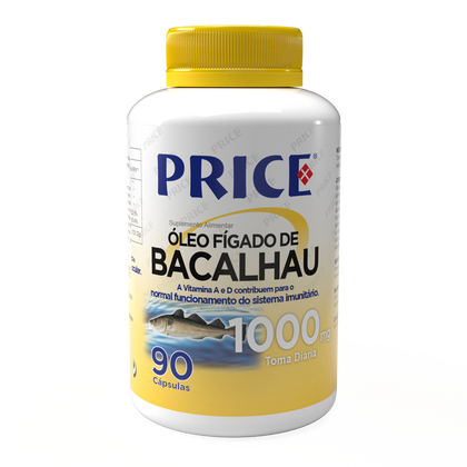 ÓLEO DE FÍGADO DE BACALHAU – 90 CÁPSULAS
