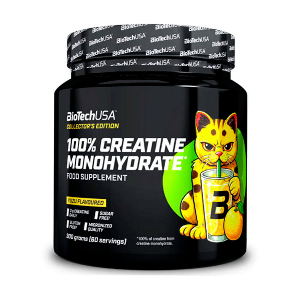 100% Creatina Monohidratada 300g - Sabor YUZU