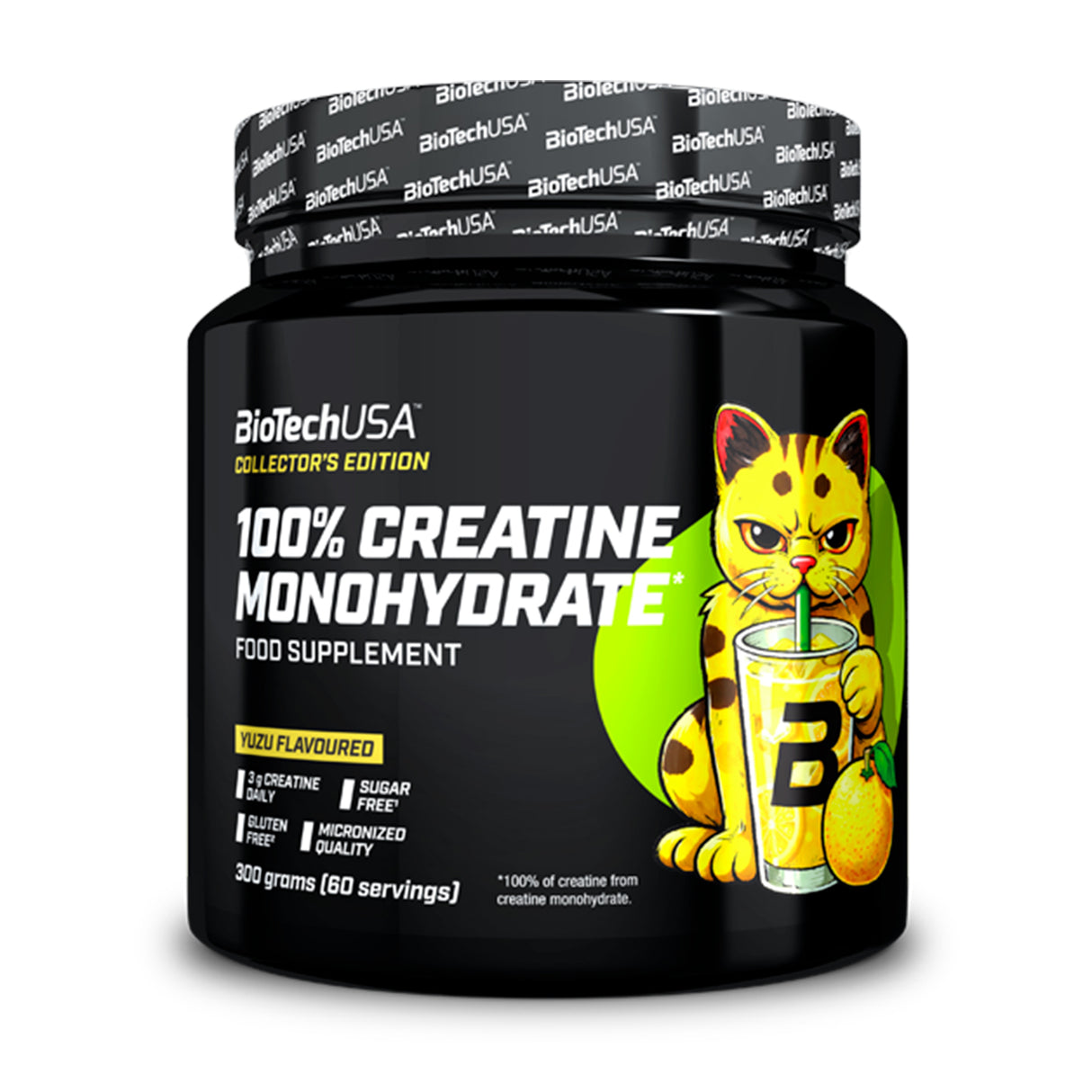 100% Creatina Monohidratada 300g - Sabor YUZU