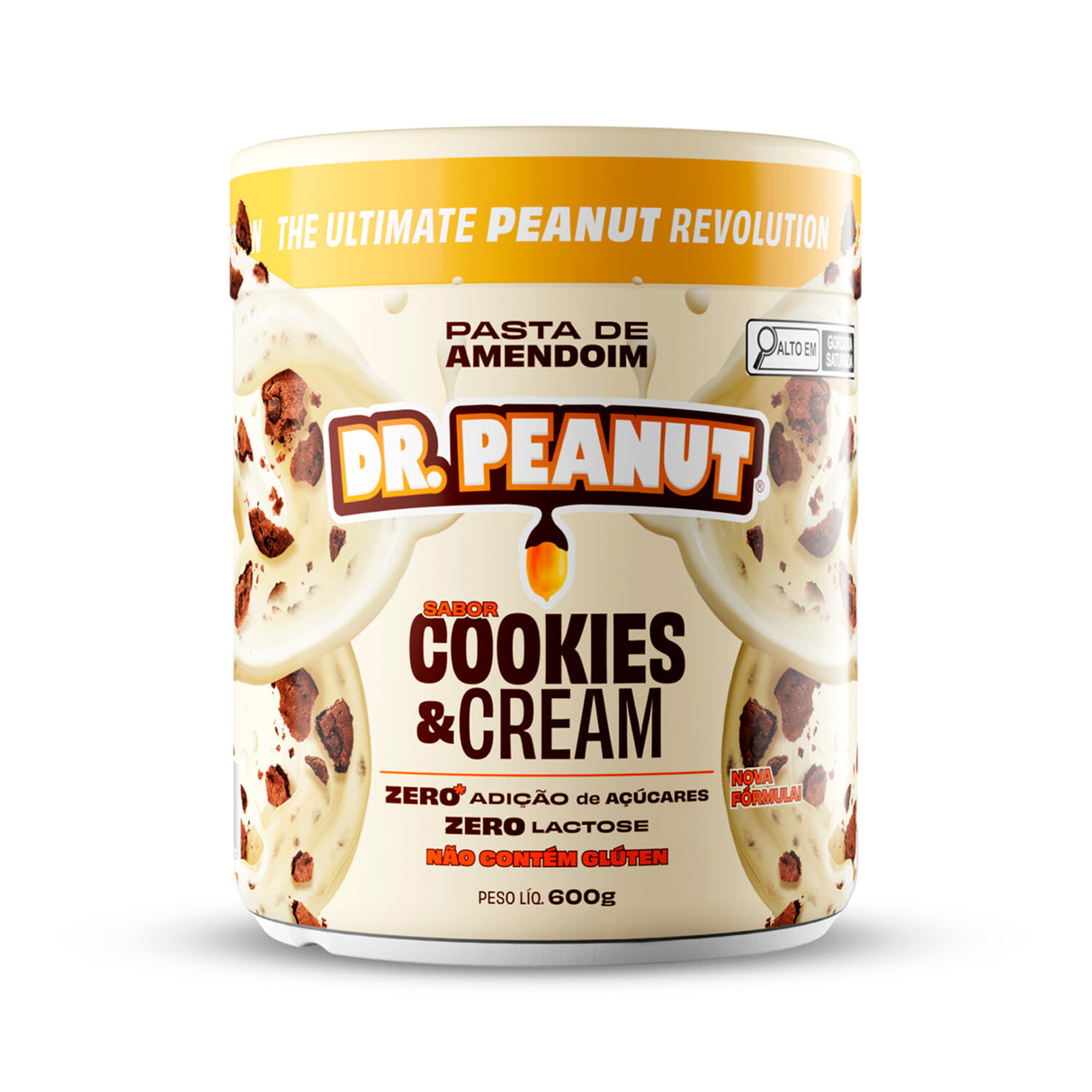 Pasta de Amendoim - Cookies & Cream 600g