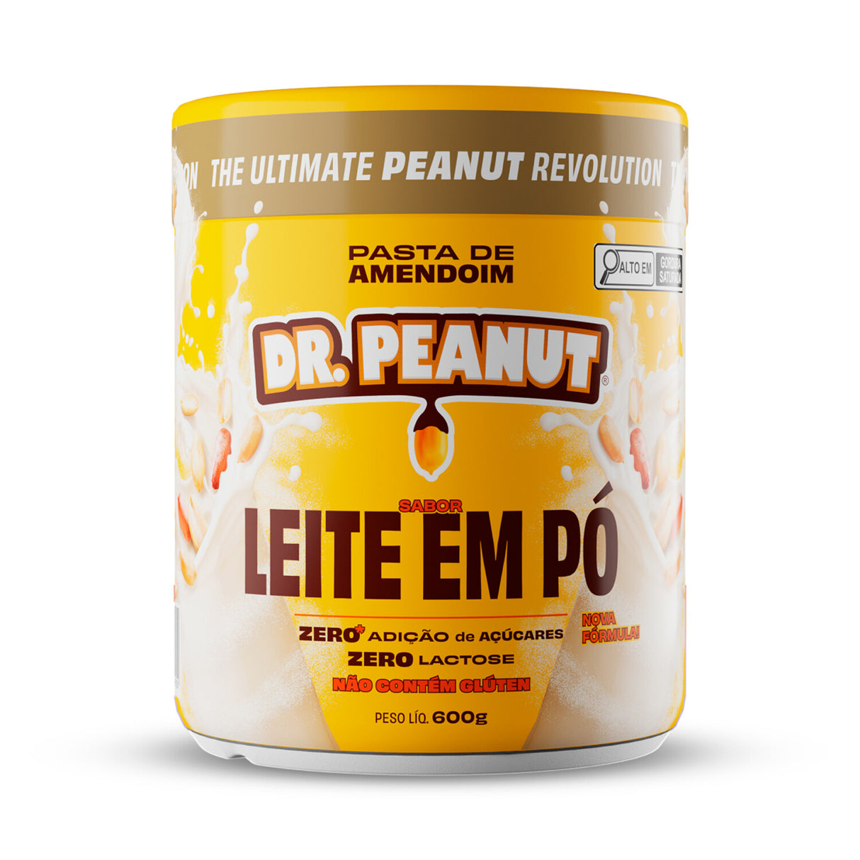 Pasta de Amendoim - Leite em Pó 600g