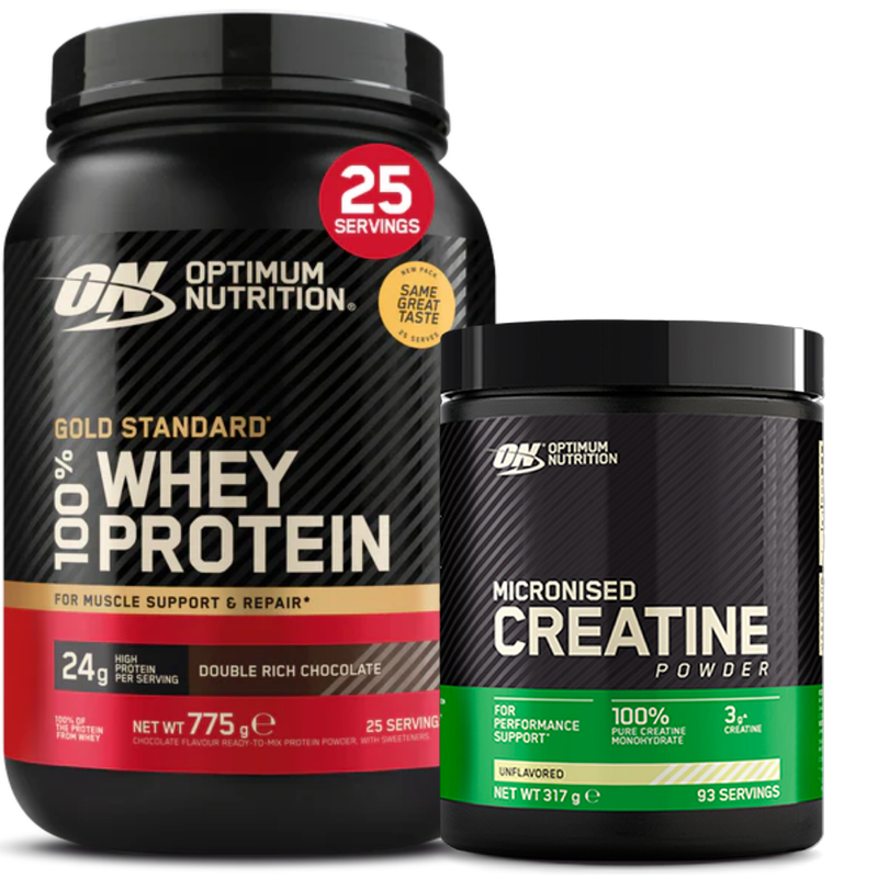 Pack - 100% Whey Gold Standard + Micronized Creatine Powder 317g