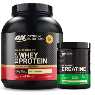 Pack - 100% Whey Protein Gold Standard + Micronized Creatine Powder 317g