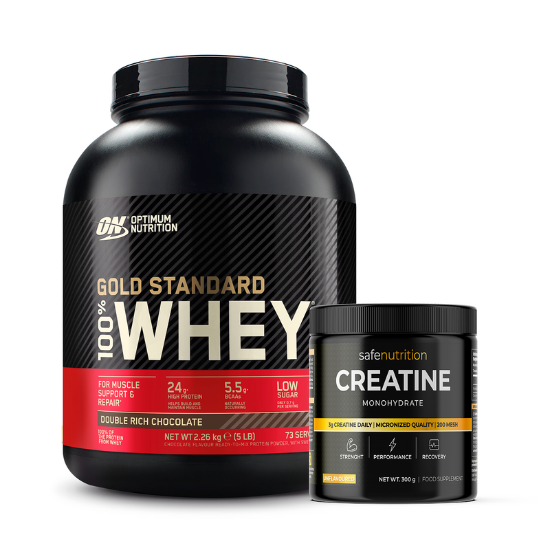Pack - 100% Whey Protein Gold Standard 2kg + Creatine Monohydrate 300g