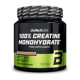 Biotech USA 100% Creatine Monohydrate 300g com Sabor Ice Tea Pêssego frente
