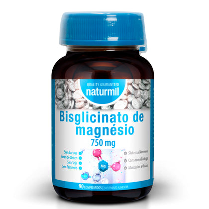 Bisglicinato de Magnésio 750mg – 90 comprimidos