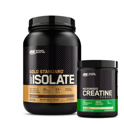 Pack - Gold Standard 100% Isolate 930g + Micronized Creatine Powder 317g