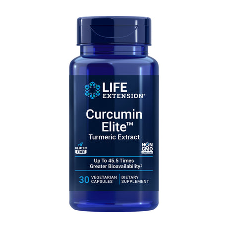 Life Extension Curcumin Elite Turmeric Extract 30 Cápsulas Vegetais frente
