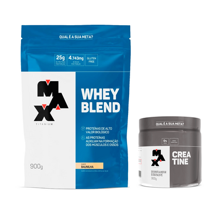 Pack - Whey Blend 900g + Creatina 300g