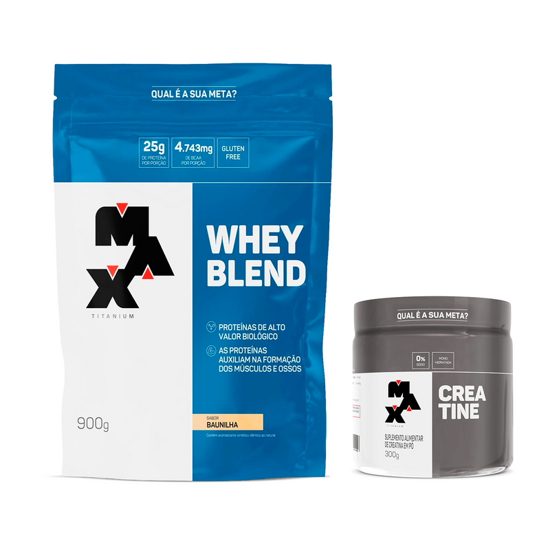 Pack - Whey Blend 900g + Creatina 300g