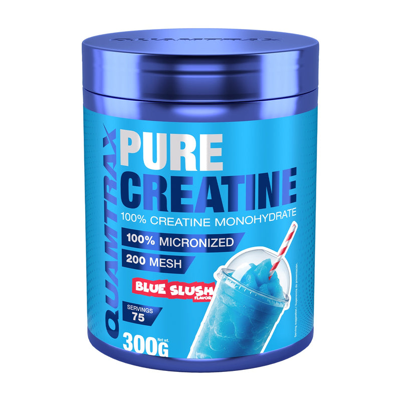 Quamtrax Pure Creatine 300 g Blue Slush frente