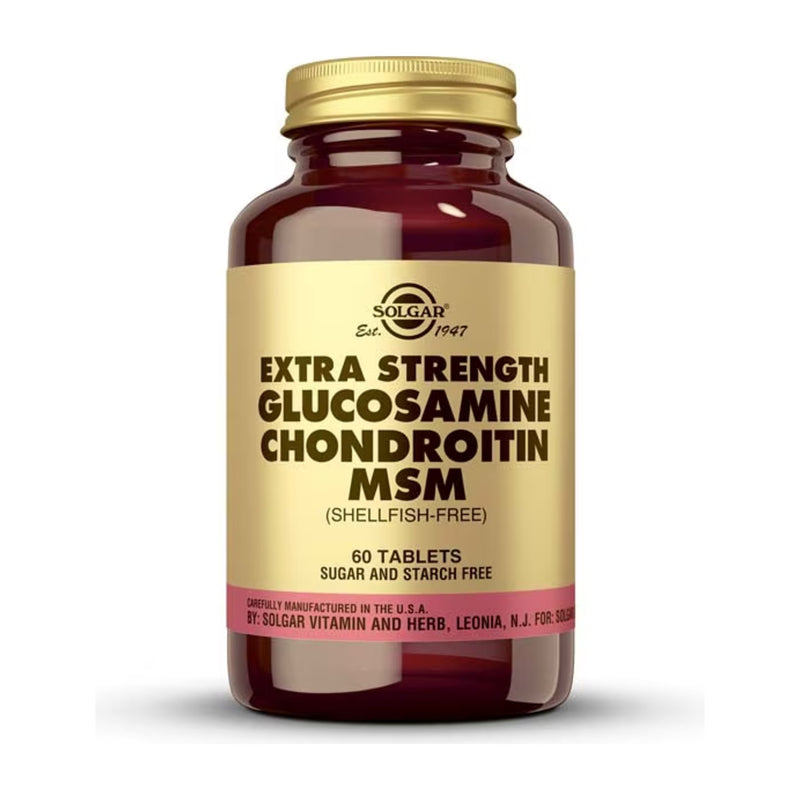 Solgar Glucosamina, Condroitina e MSM 60 Comprimidos frente