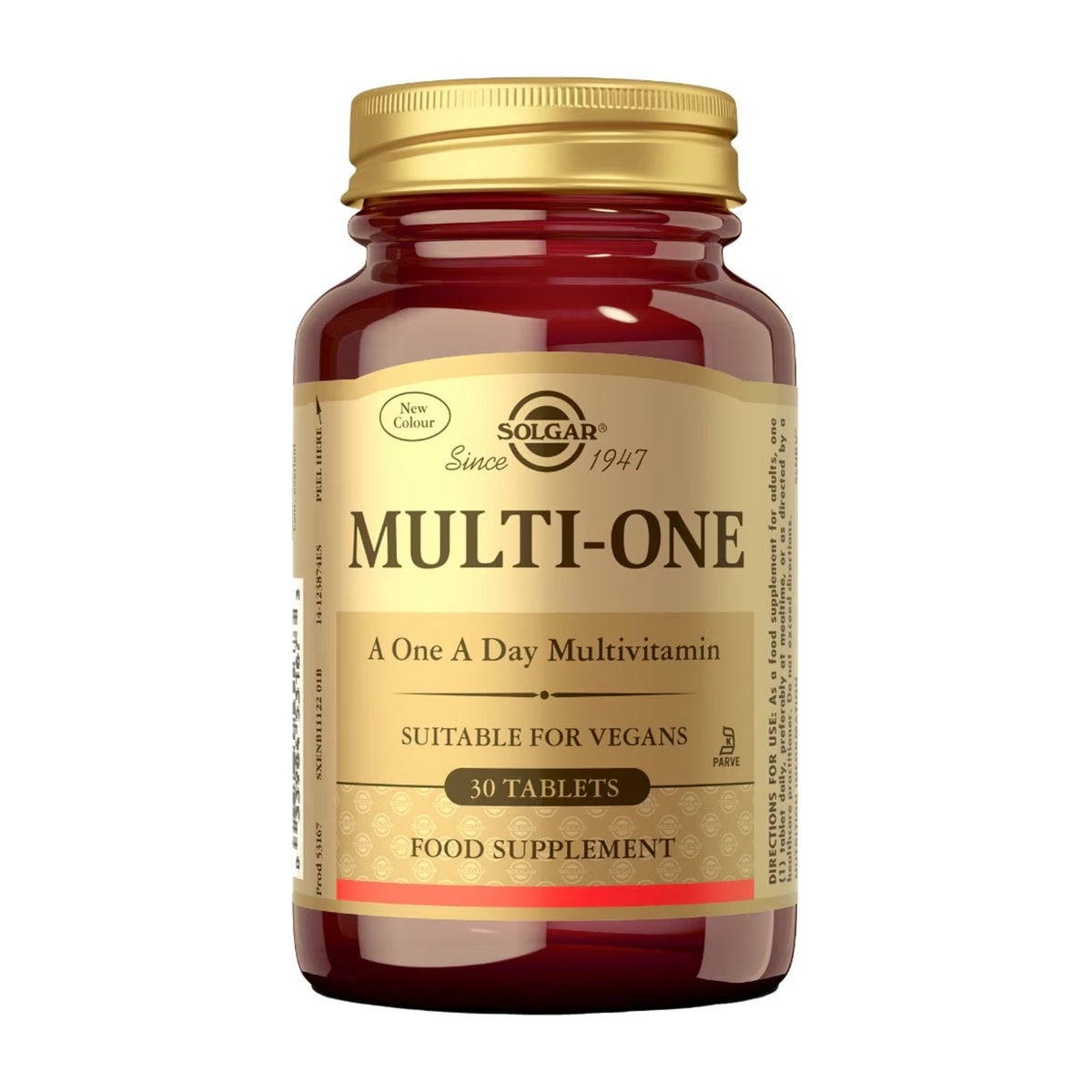 Solgar Multi I Multivitaminas e Minerais 30 Comprimidos frente