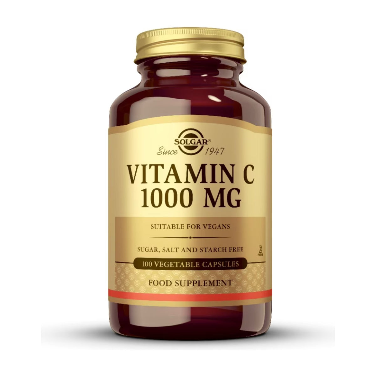 Solgar Vitamina C 1000 mg 100 Cápsulas Vegetais frente