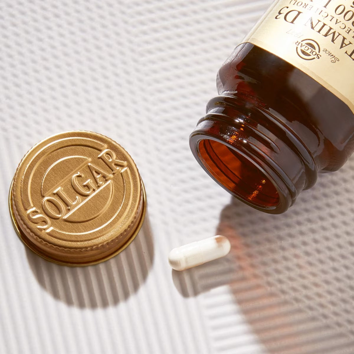 Solgar Vitamina D3 2200 UI (55 µg) 50 Cápsulas Vegetais em utilização